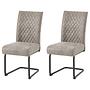 2x Volland Schwingstuhl Taupe 0
