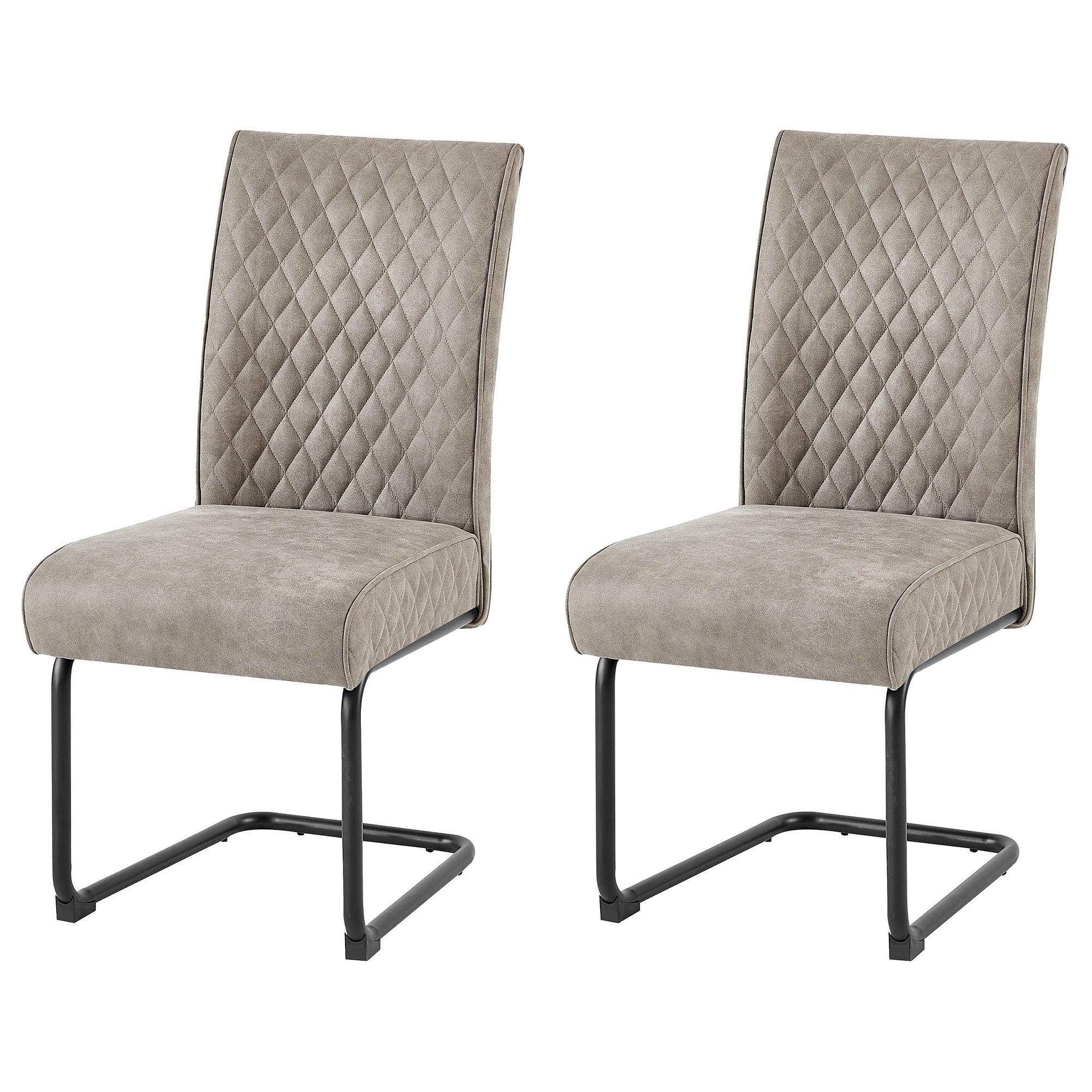 2x Volland Schwingstuhl Taupe 0