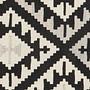 Kilim Gashgai Carpet Black Cream 3