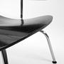 LCM Esszimmerstühle Sperrholz Chrom Esche Schwarz 9