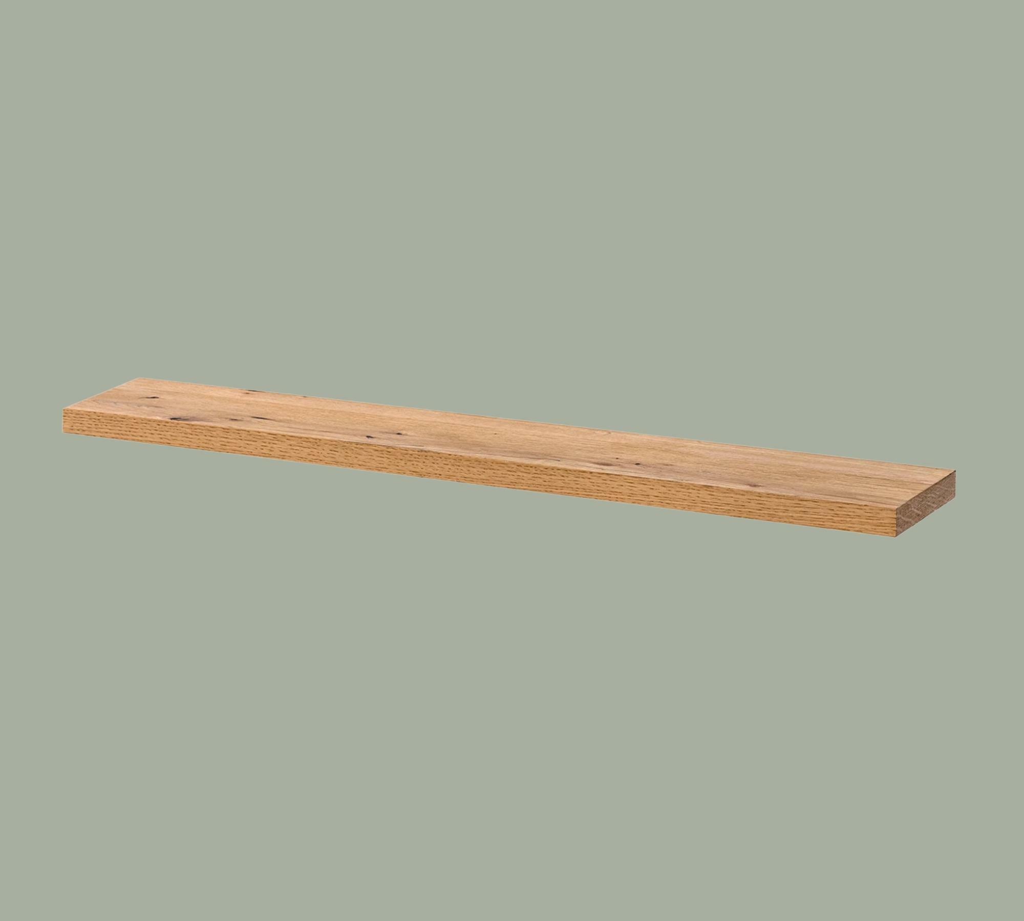 Wall shelf MDF veneered Brown 1
