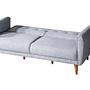 Aria Schlafsofa Set Holz Grau 7