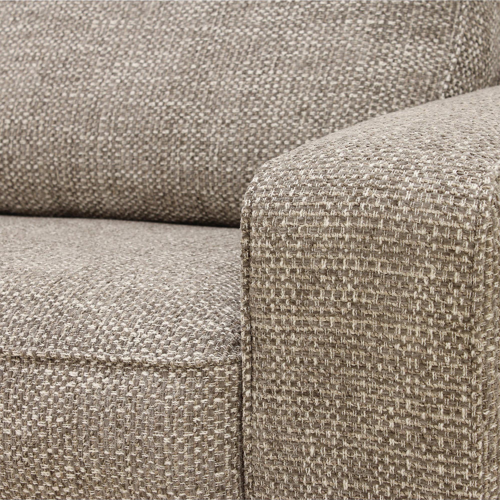 Corner Sofa Easton Left 3-Seater Fabric Beige 9