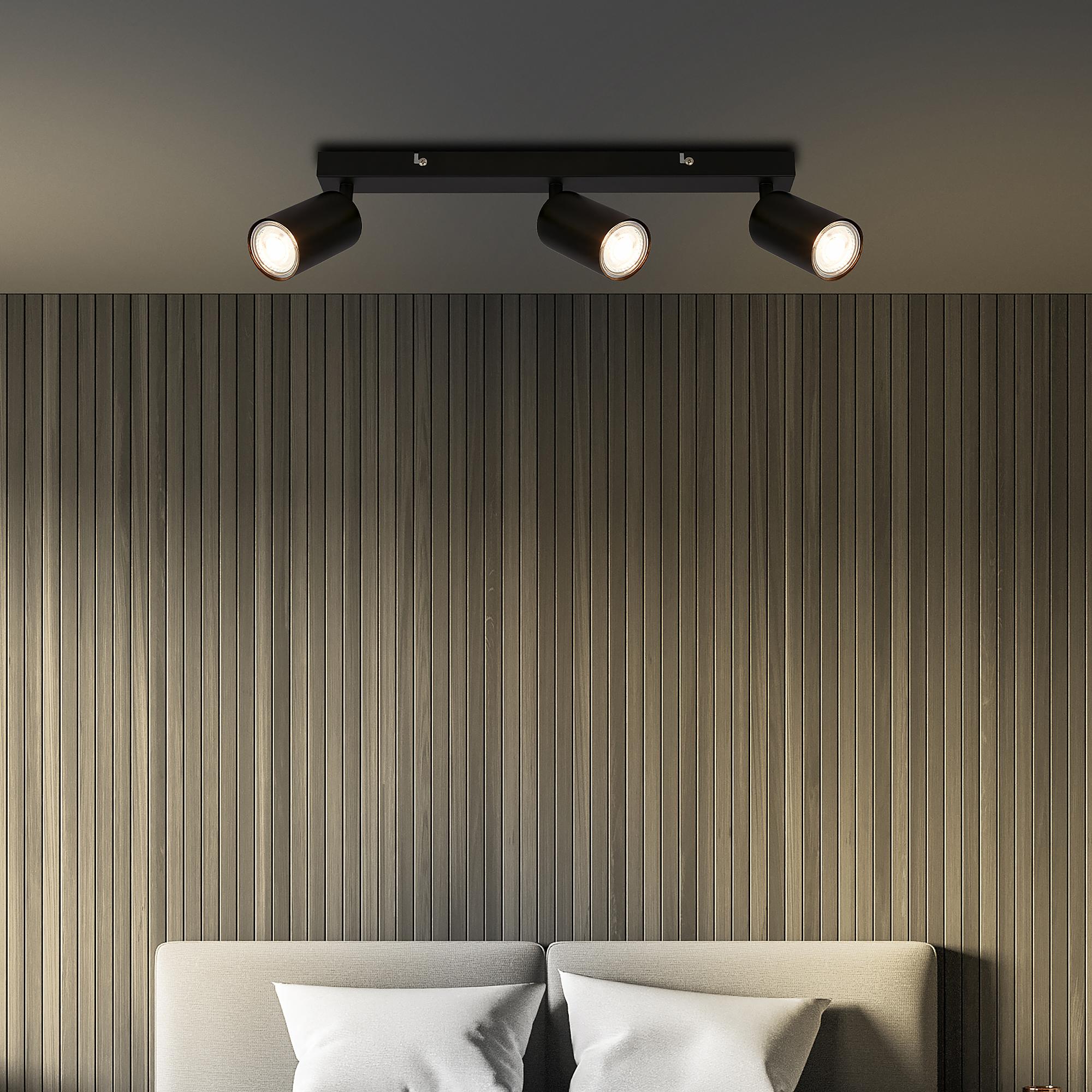 LED Deckenleuchte Spot Schwarz 3