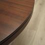 Round Mahogany Table 1970s 8