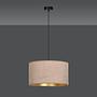 Hilde Type A Pendant Light 1-bulb Cotton Fabric Dusty Pink 2