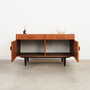 Vintage Cabinet Teak Wood Brown 1970s 2