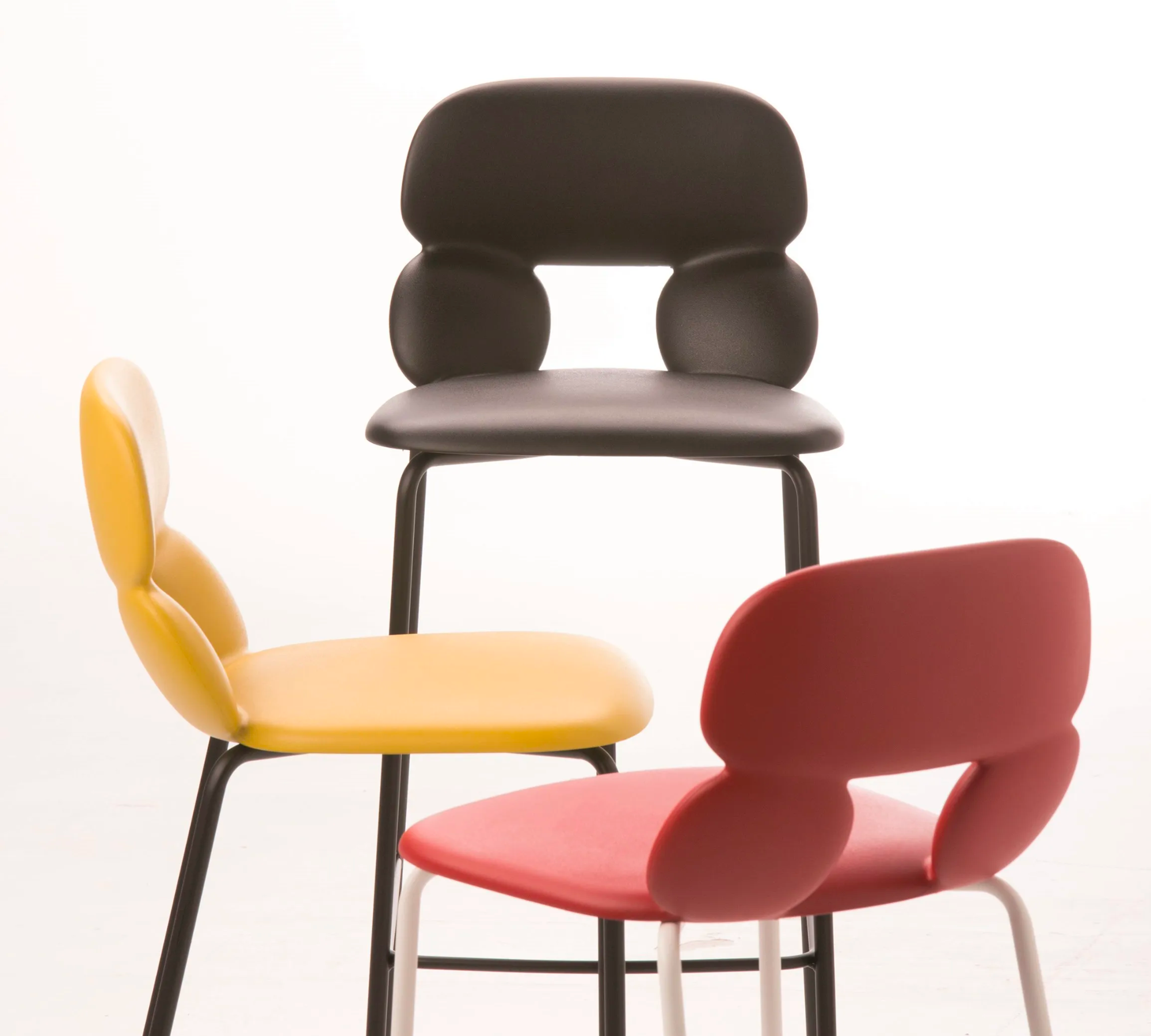 Nube SG 65 Bar Stool Plastic Metal White 2