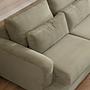River 4-seater corner sofa Right Green 3