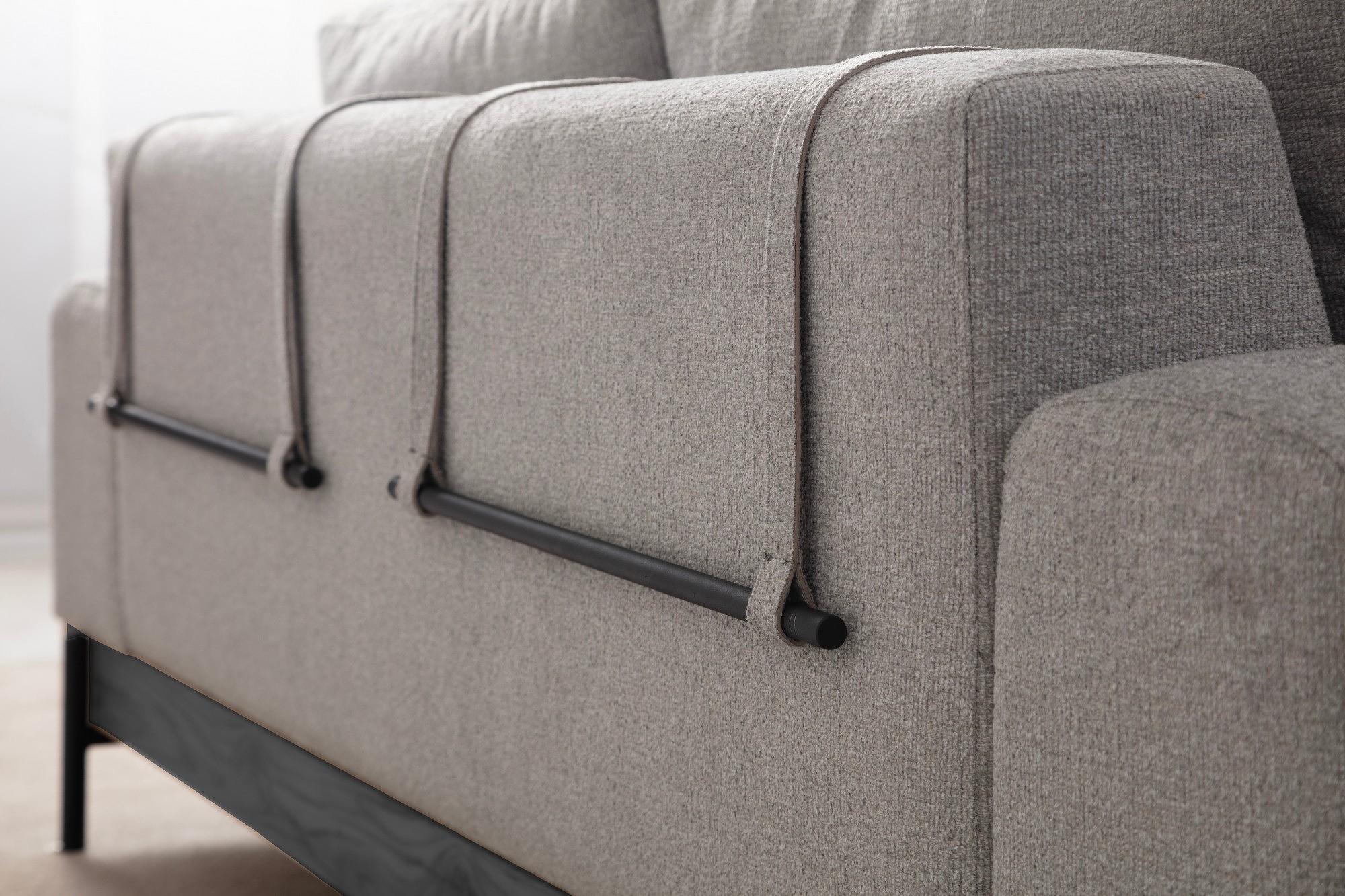 Eti 3-Sitzer Sofa Grau 7