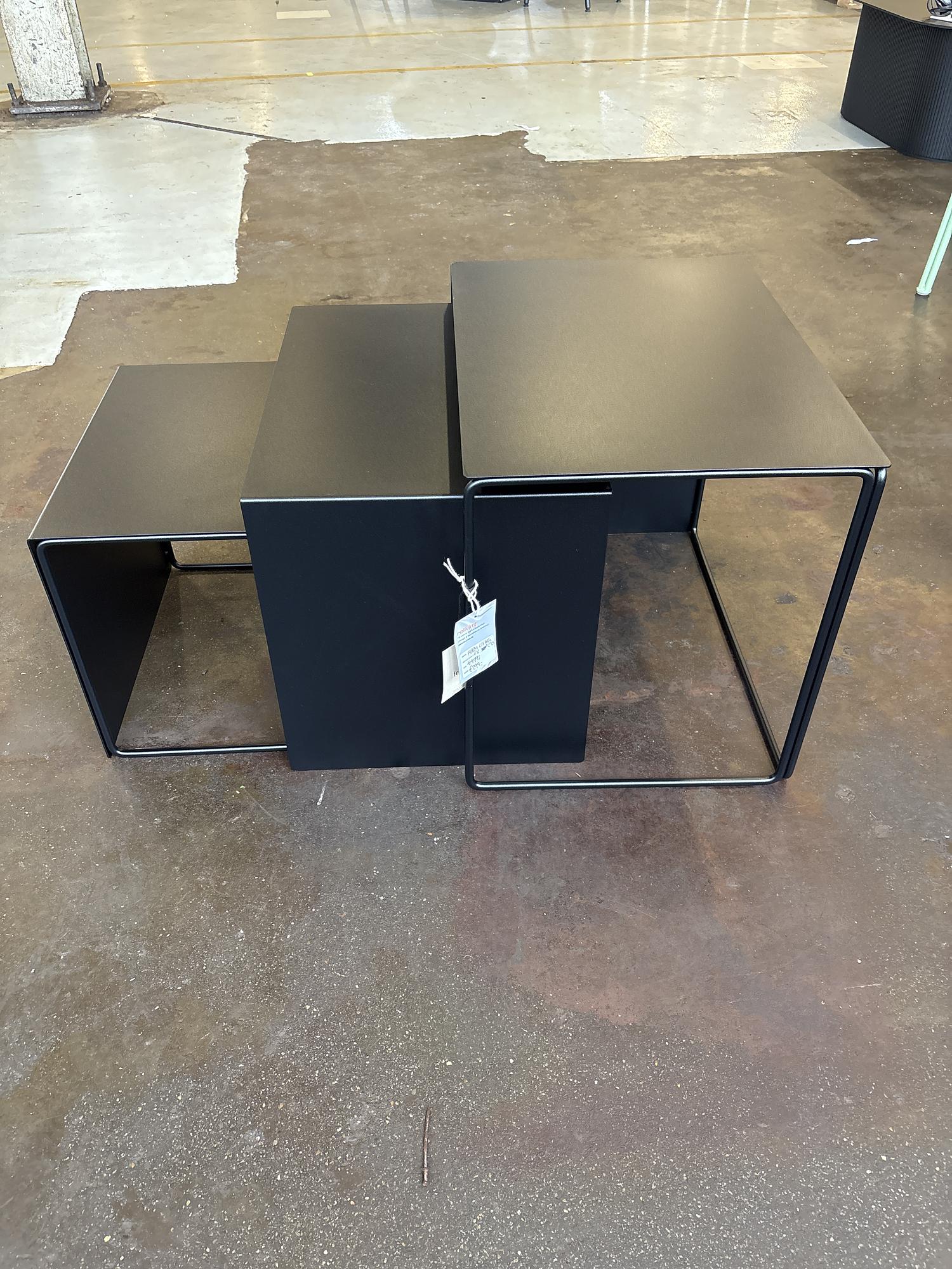 Cluster Tisch-Set Schwarz 1