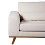 Ecksofa Japandi 3-Sitzer Rechts Beige 6