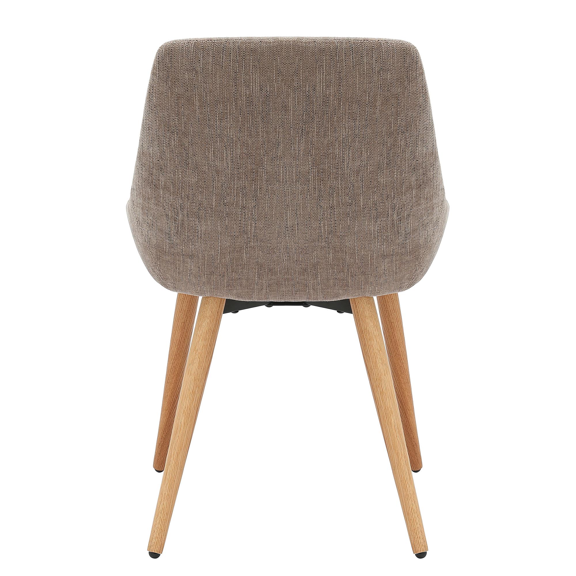 2x Lakins Polsterstuhl Taupe 3