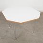 White table, Danish design, 1980s, manufactured i 2