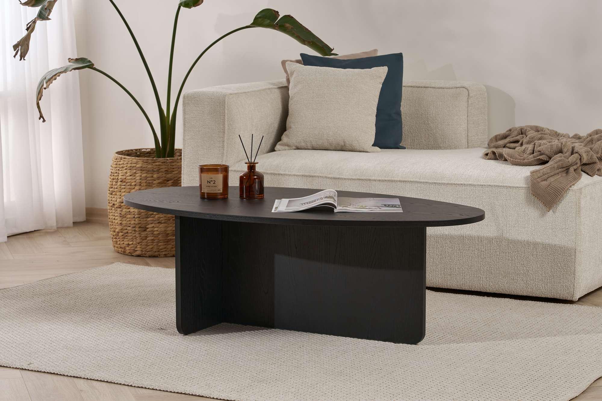 Orba Coffee Table Wood Black 2