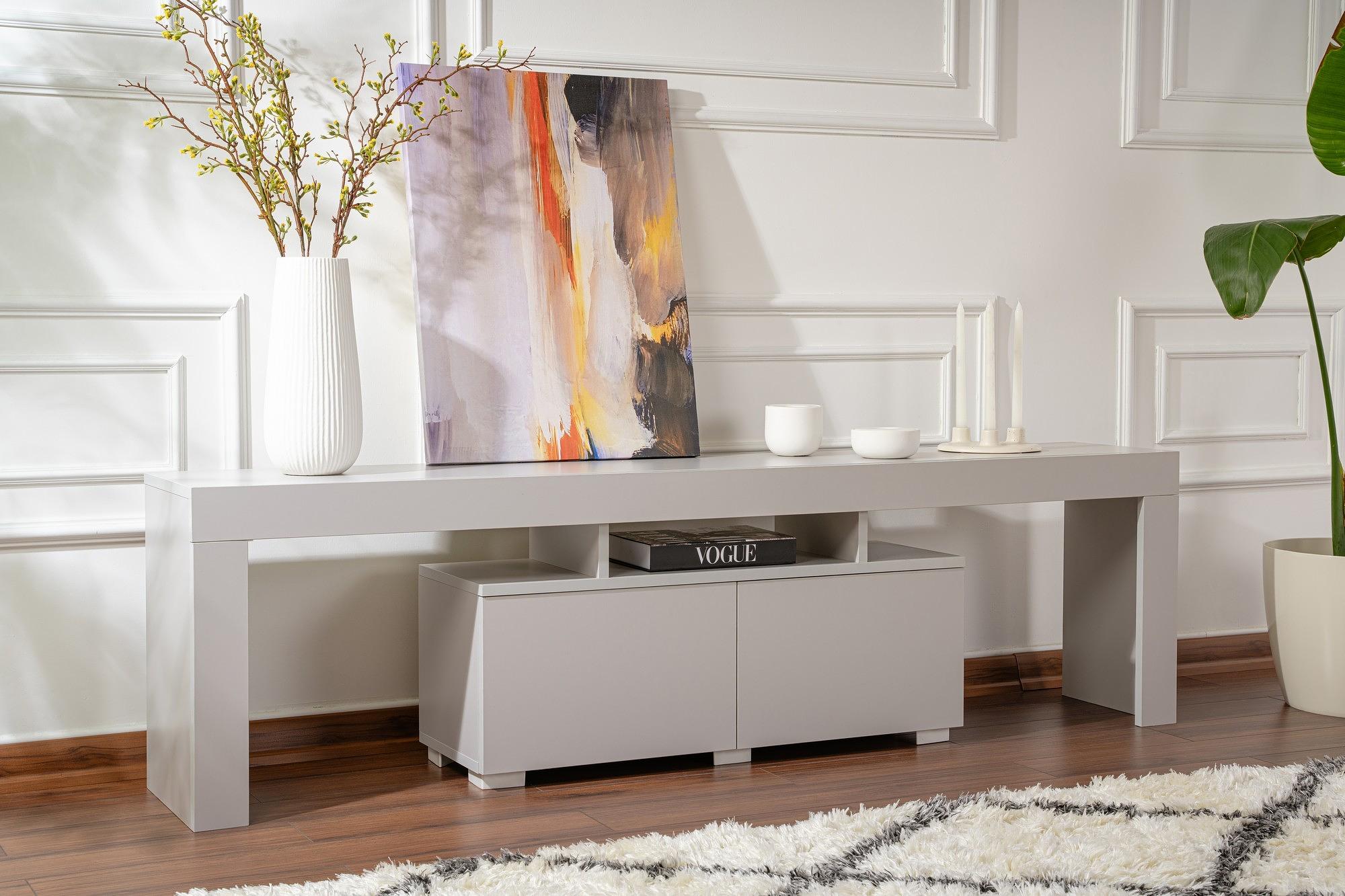 Enclave Lowboard Grigio chiaro 3