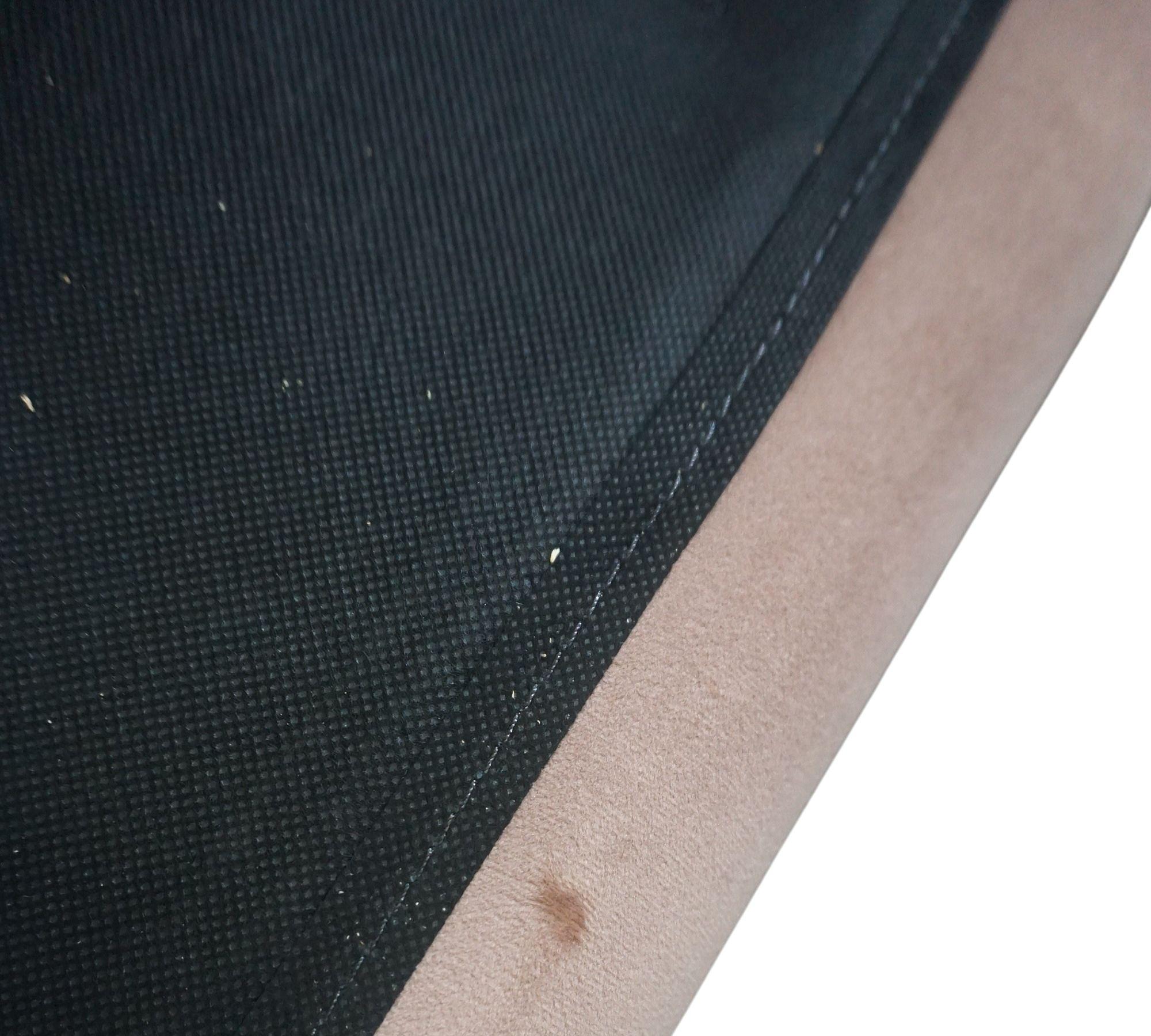 Moby Sessel und Fußhocker Chrom Samt 6