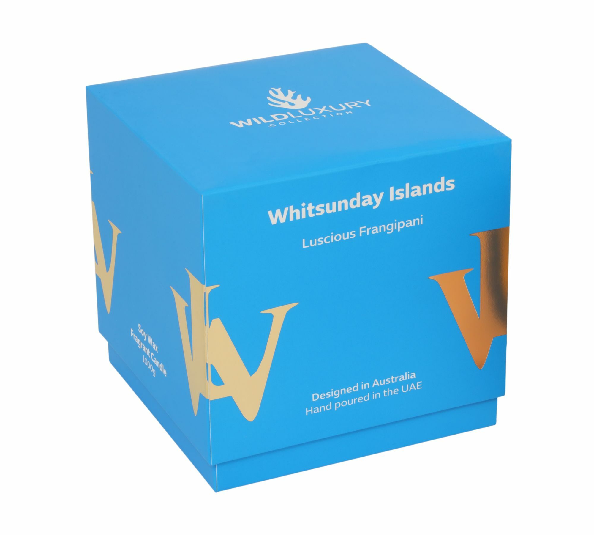 Handgegossene Sojawachs Duftkerze Whitsunday Islands 1000g 1