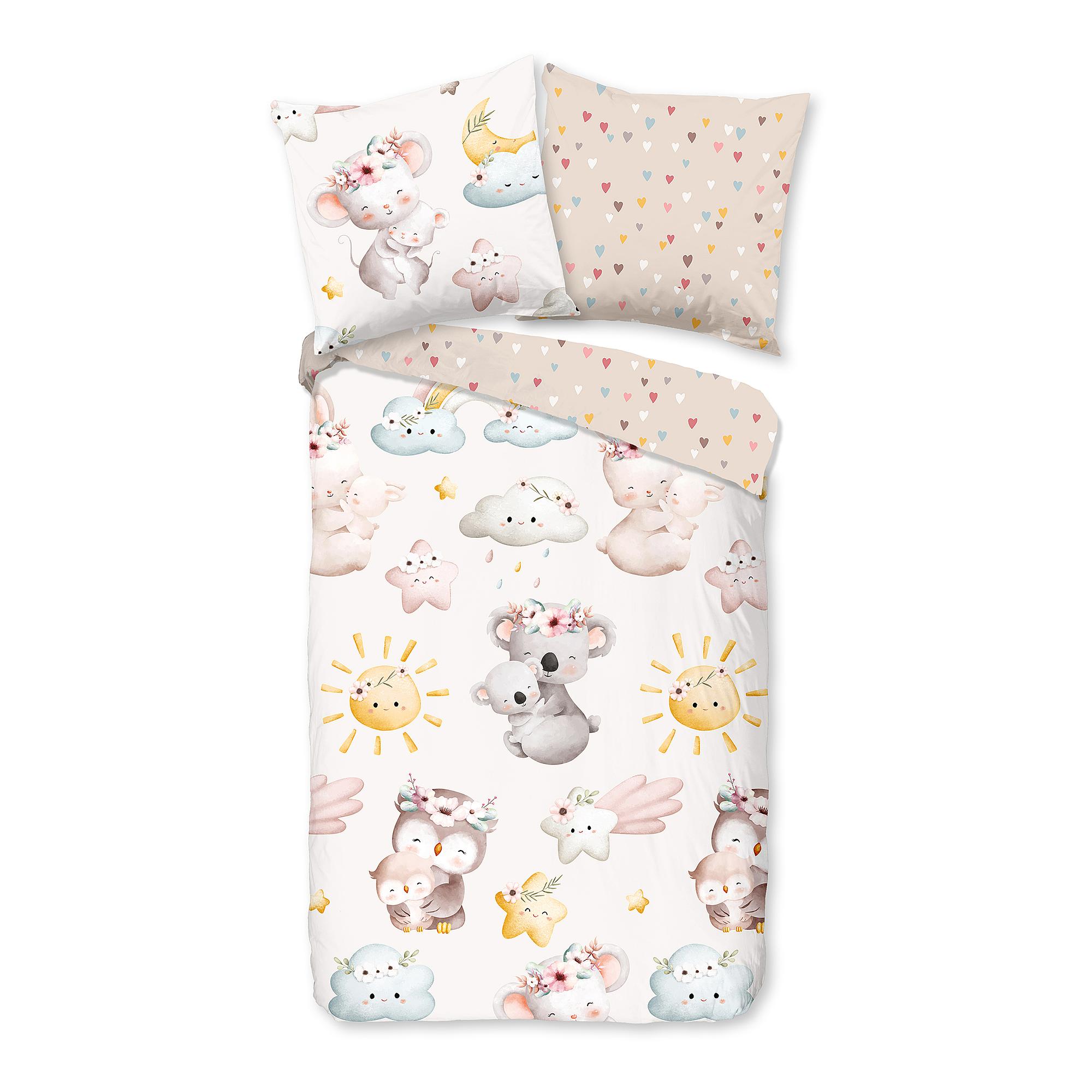 Renforcé Kinderbettwäsche 135x200cm Kissen 80x80 cm 0