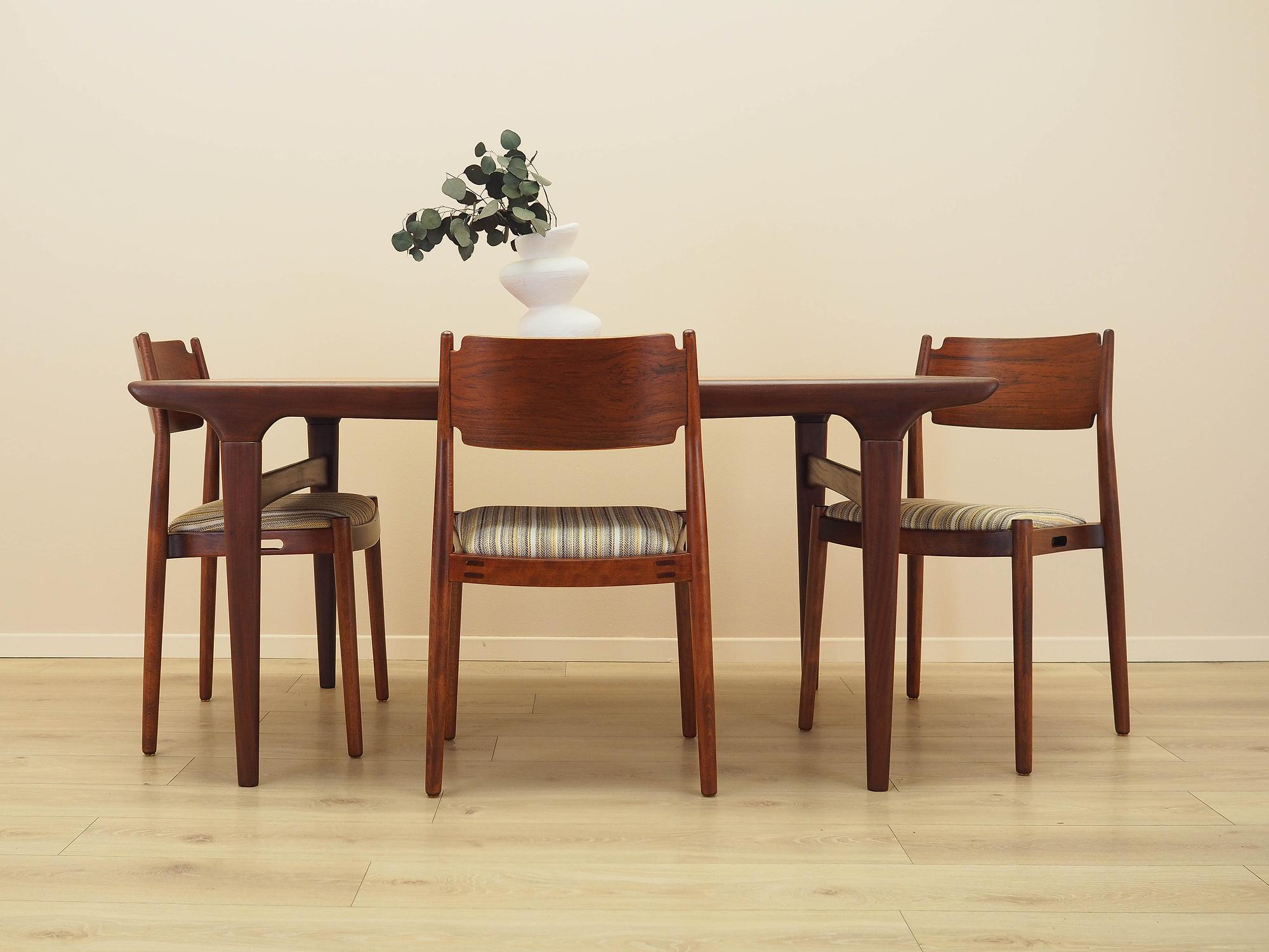 Teak Table Brown 1970s 2