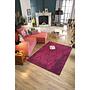 Fine Lines Short pile rug Blended fabric Berry 50 x 80 cm 2