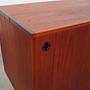 Vintage cabinet teak brown 1960s 10