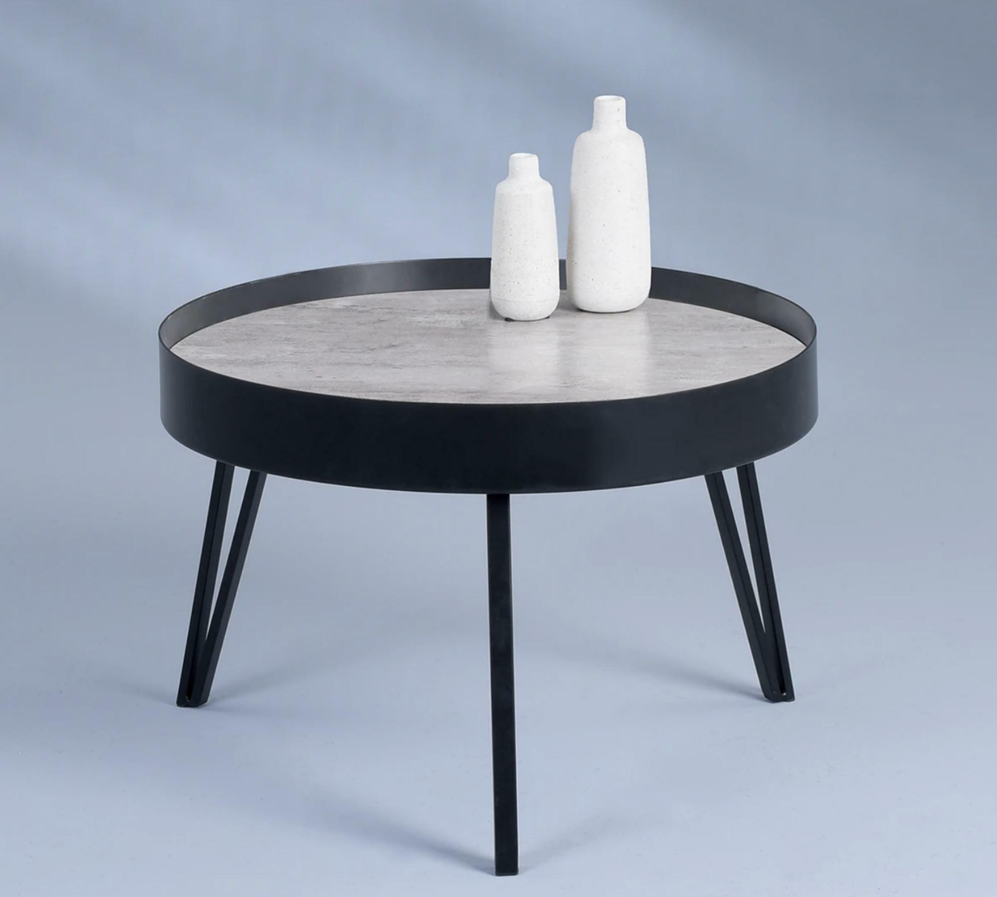 Couchtisch Beton Dekor Schwarz 0