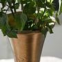 2x HDFlorist Vase Antik-Messing 2