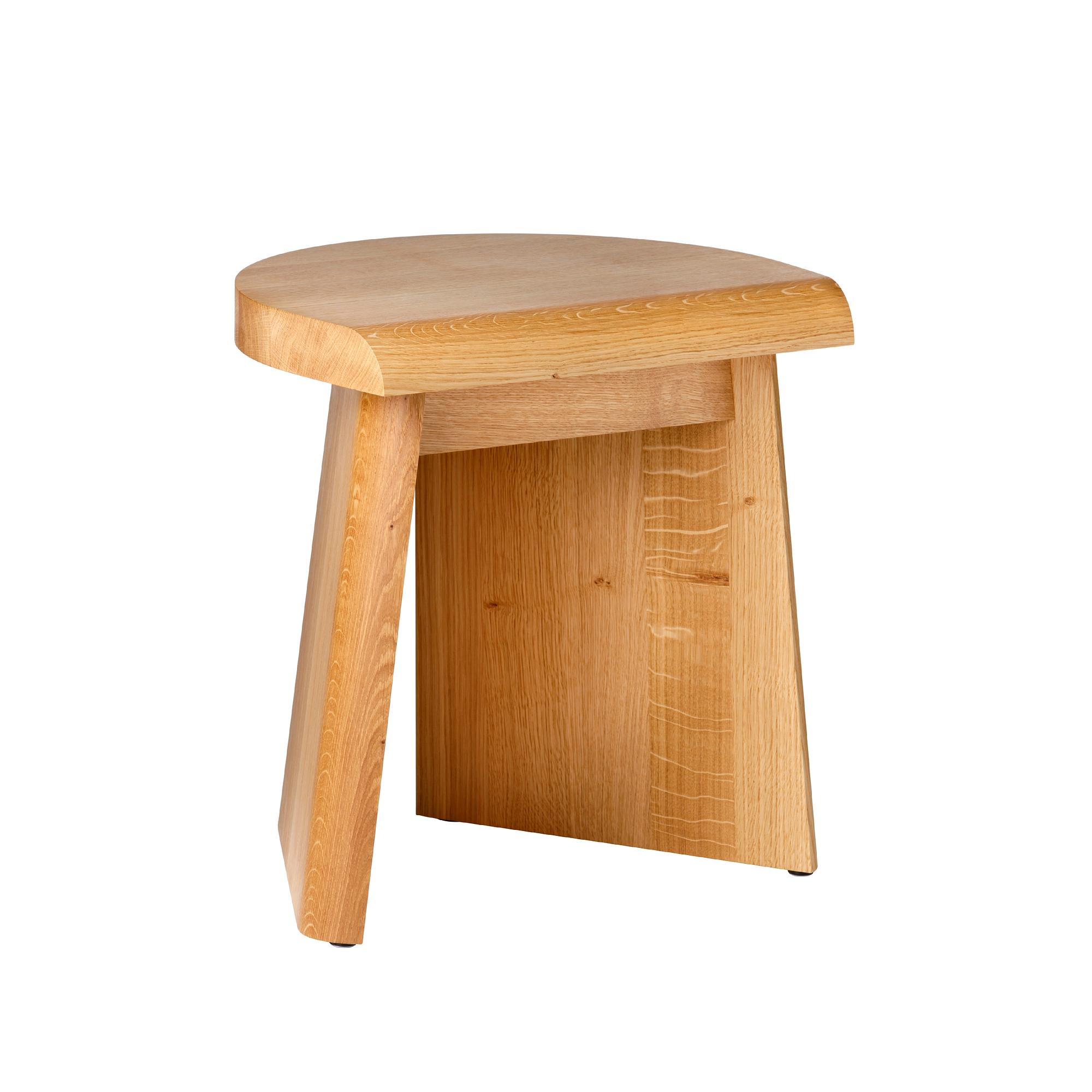 PORTAO Stool Oak Wood Oiled 4