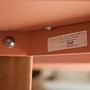 Brixx Beistelltisch Aluminium Teakholz Rosa 5