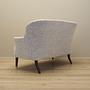 2-Sitzer Sofa Mischgewebe Weiß 1960er Jahre 6