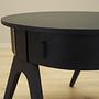 Side table wood brown 1970s 8