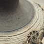 Vintage Pendant Lamp Ceramic Grey 1960s 9