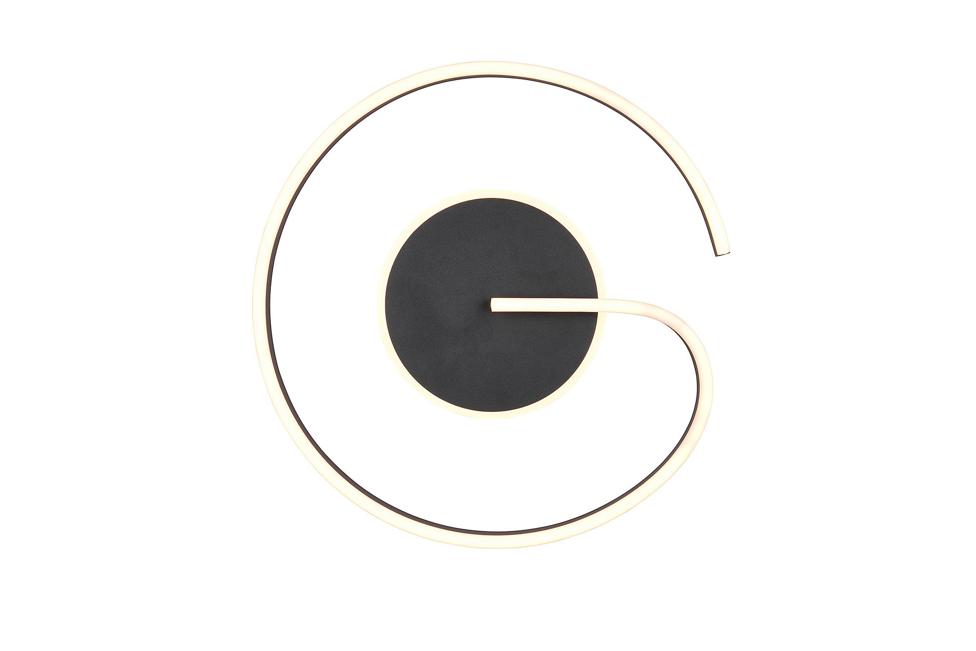 LECalle D-Deckenleuchte 1-Flammig Silikon Eisen Schwarz 4