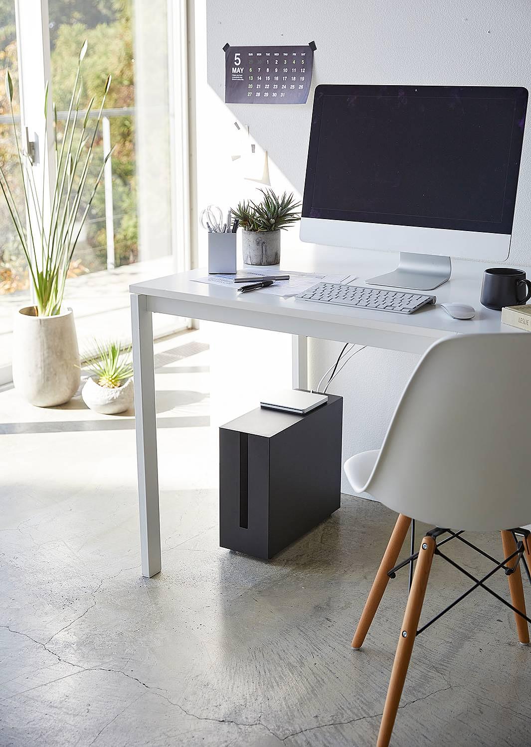 Kabelbox Tower Stahl / Kunststoff Schwarz 3