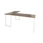 WORKSPACE BASIC I  Scrivania angolare legno noce 9