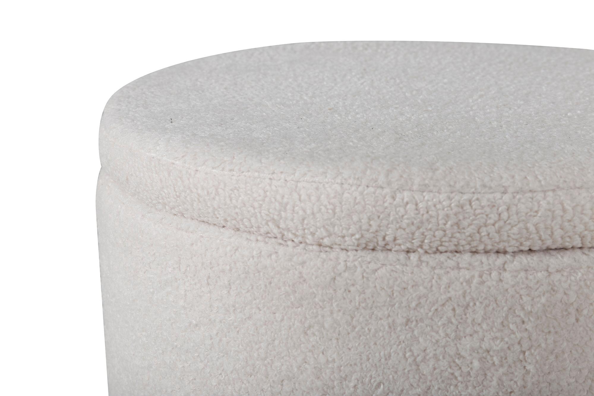 Dunken Pouf Offwhite Teddy 3