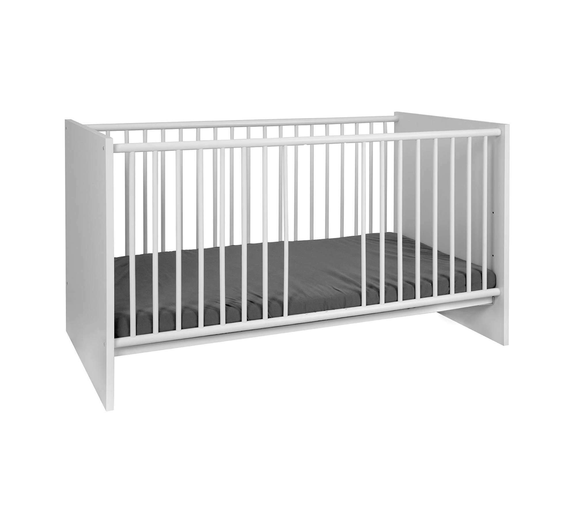 Babybett Holz Weiß 70 x 140 cm 5