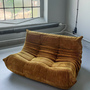 Togo Sofa 2-Sitzer Cord Sandbraun 6