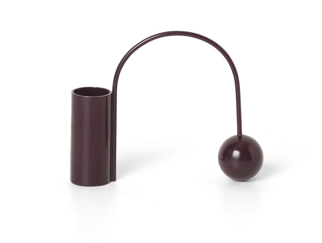 Balance Kerzenhalter Violett 1