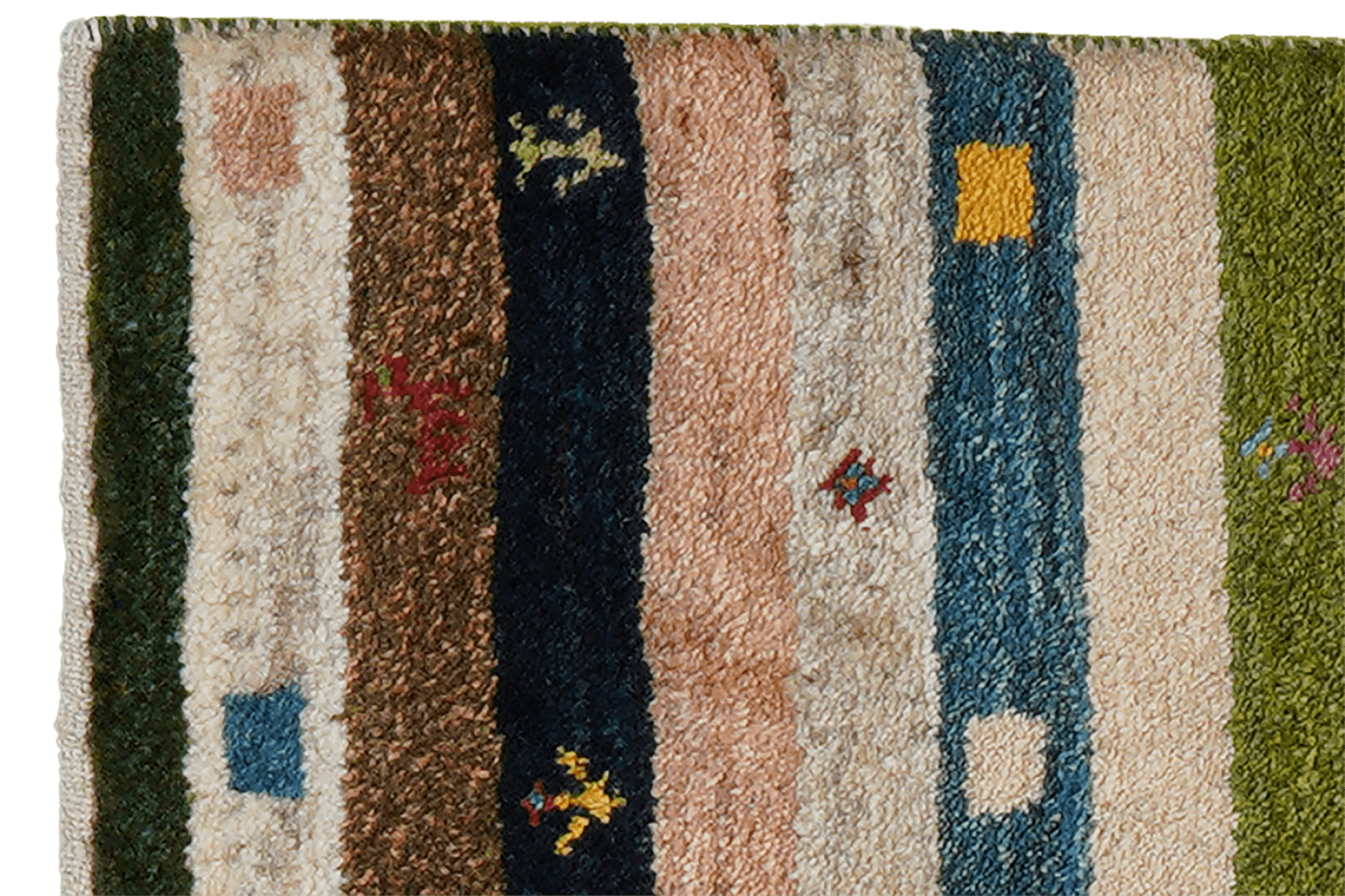 Tappeto Gabbeh in lana multicolore 1