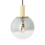 Pendelleuchte Gould I Rauchglas / Aluminium 1-flammig 0