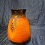 Fat Lava Vase Keramik Orange 1