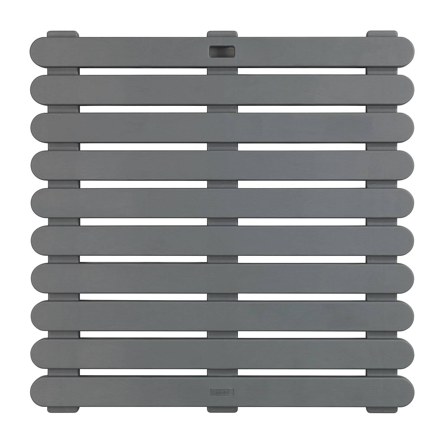 Lommel Duschmatte Vinyl Grau 1