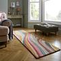 Runner Rug Abstract Wool Multicolored 2