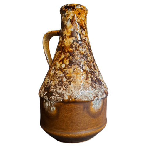 Vintage Vase Keramik Braun 0