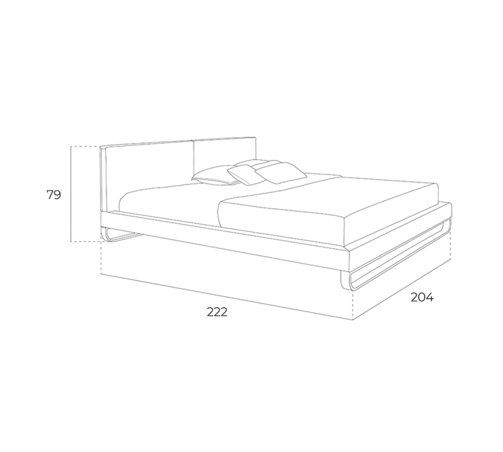 Doppelbett Kunstleder Weiß 4