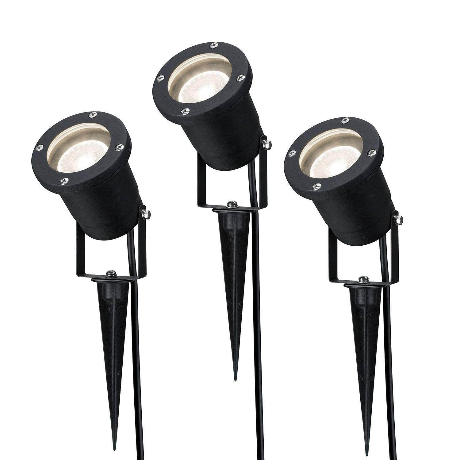 LED-Erdspieß Quorn Schwarz 0