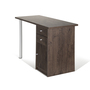 Schreibtisch mit Standcontainer Holz Dekor Walnuss 3