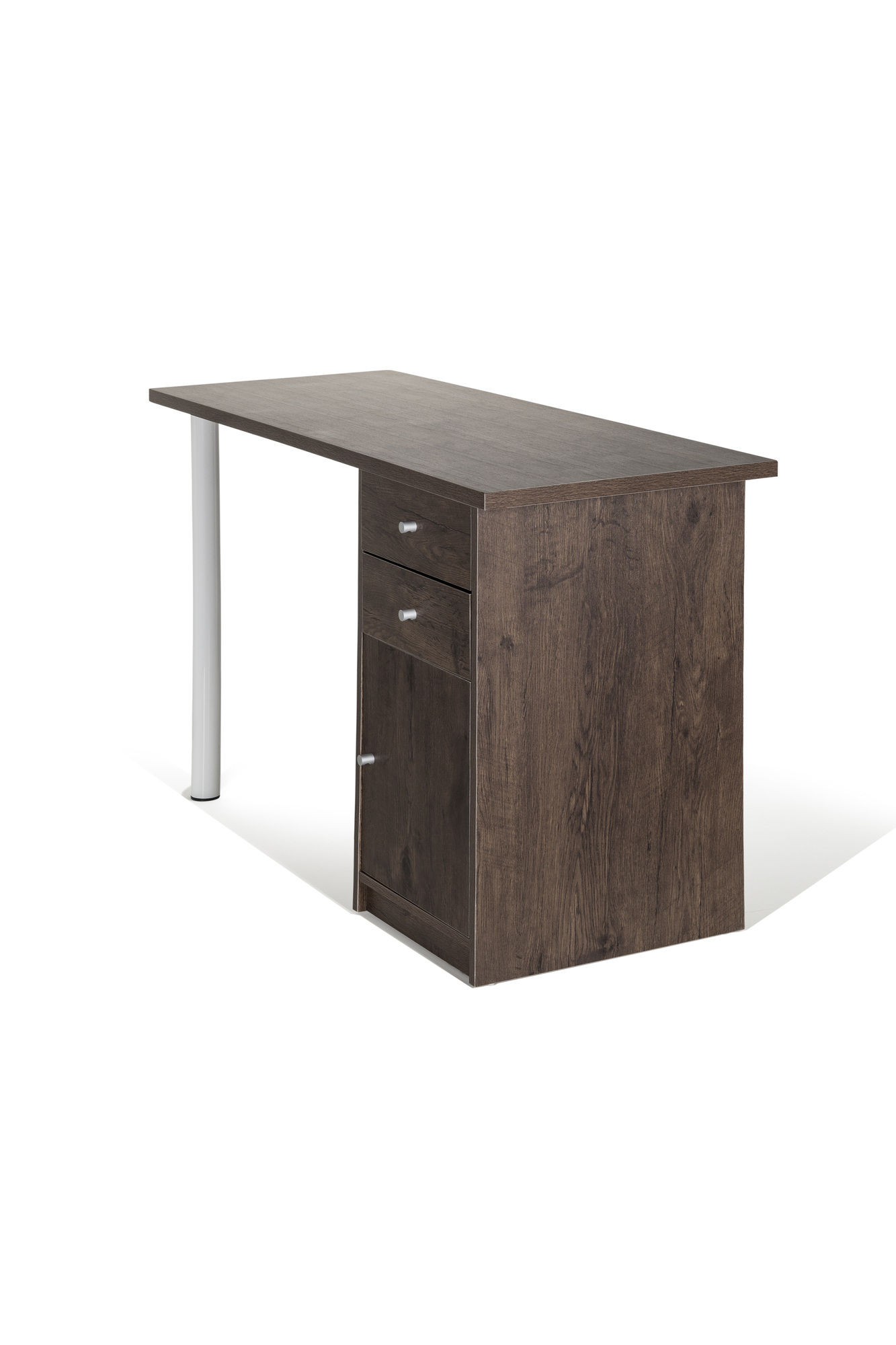 Schreibtisch mit Standcontainer Holz Dekor Walnuss 3